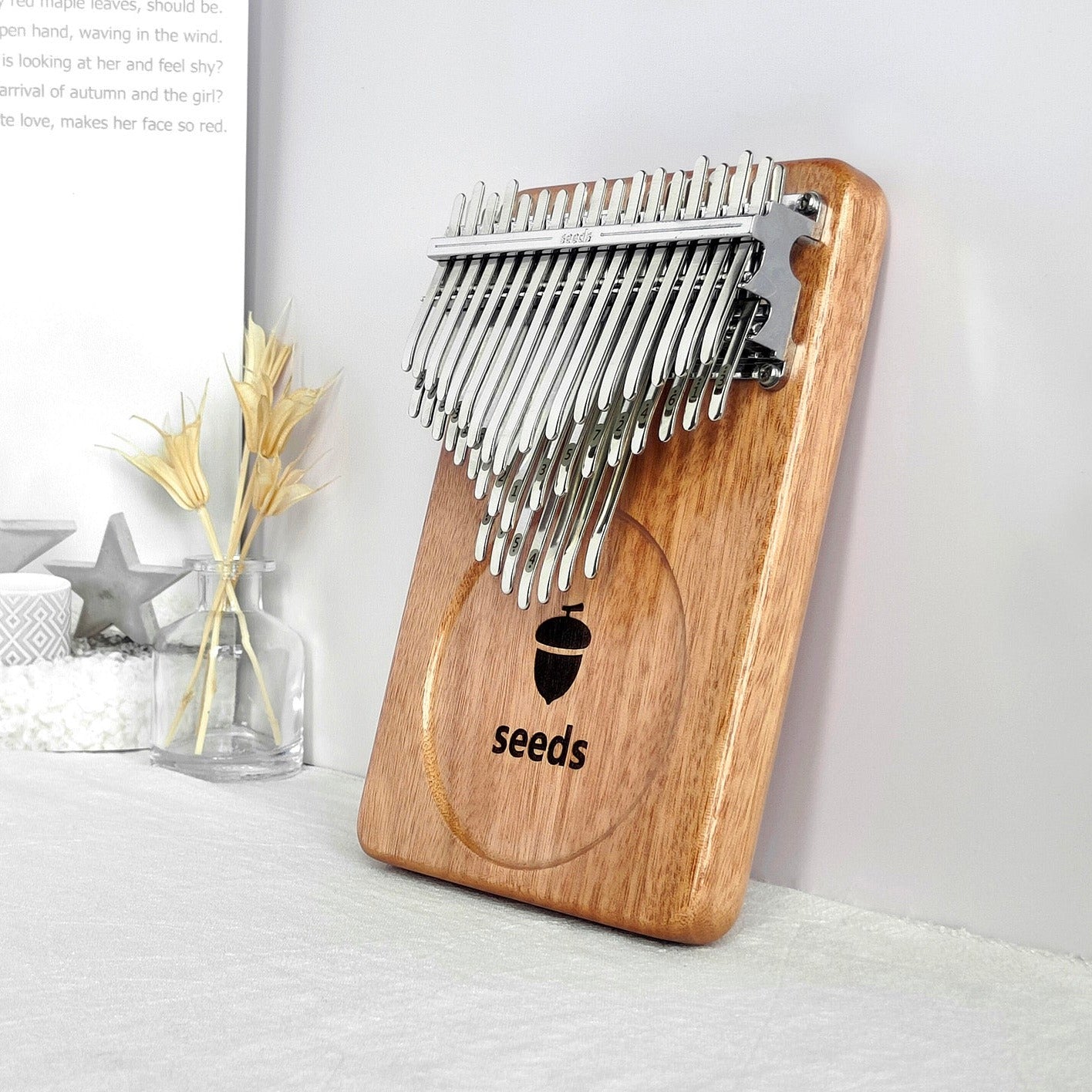 DJPeano Kalimba 41 Key Seeds Chromatic Pisces Plus w/Case - Unleash Your Musical Potential!